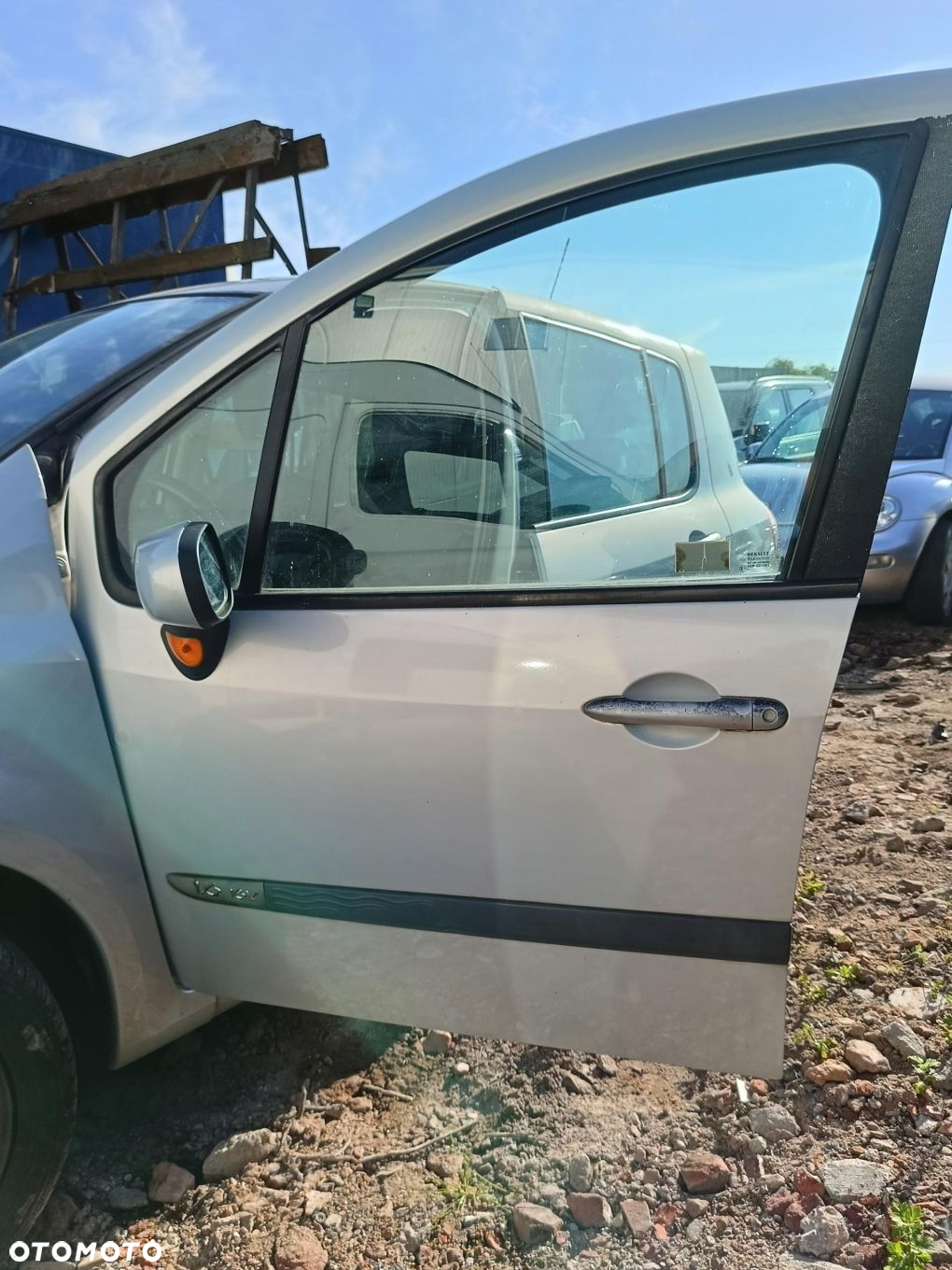 Renault Modus 04-08 DRZWI LEWE PRZEDNIE PRZÓD kod lakieru MV632 - 6