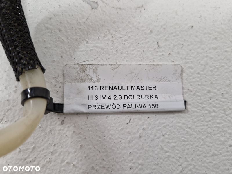 RENAULT MASTER 3 III 4 IV 2.3 DCI RURKA PRZEWÓD WĄŻ PALIWA - 7