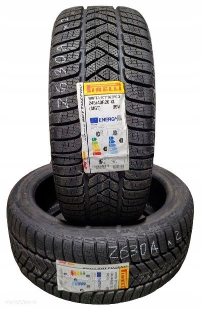 2x Pirelli Winter Sottozero 3 245/40R20 99V XL Z630A - 1