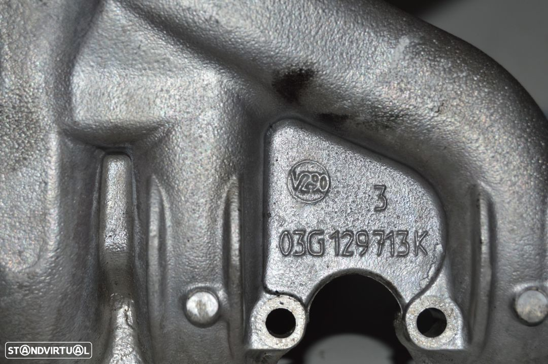 COLETOR ADMISSÃO ORIGINAL 03G129713K VW VOLKSWAGEN PASSAT B6 2.0 TDI 140CV BMP GOLF V 5 MK5 IBIZA IV - 4