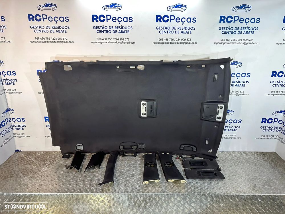 .Conjunto Interior Tecto Cúpula Preto Original BMW E91 2004 - 2013 - 2