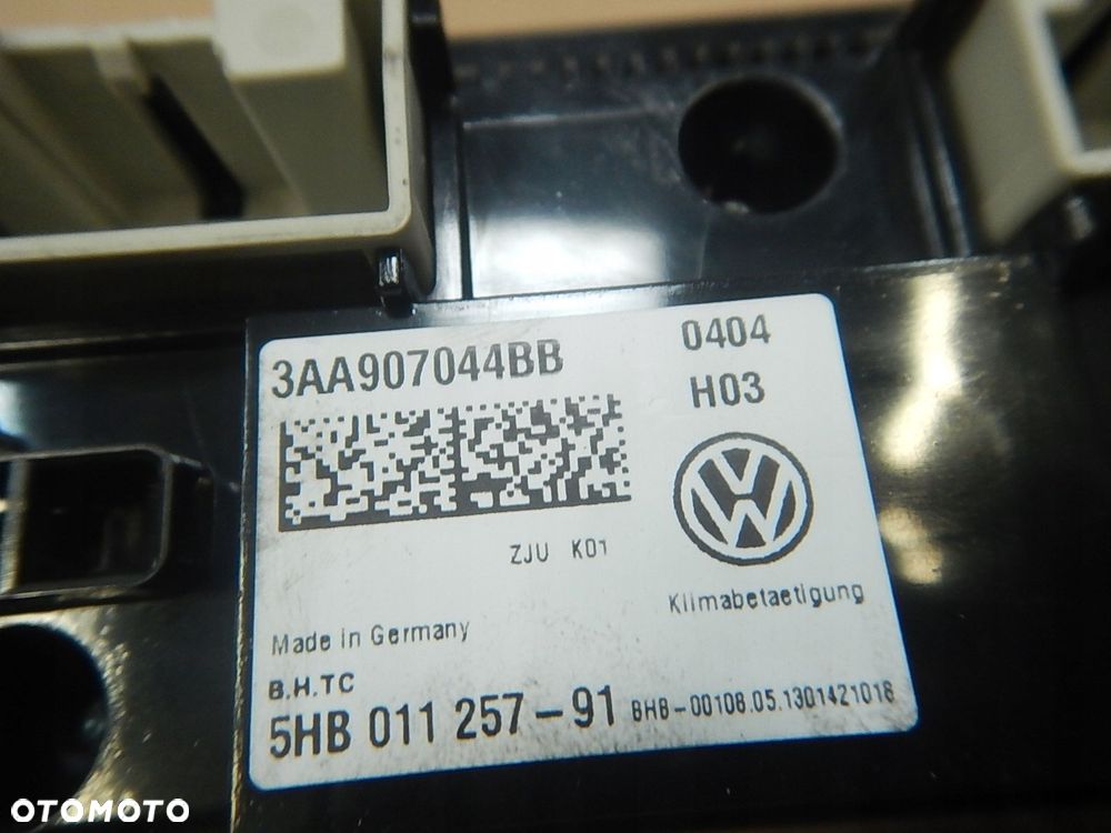 panel klimatyzacji podgrzewanie foteli vw passat b7 3aa907044bb - 7