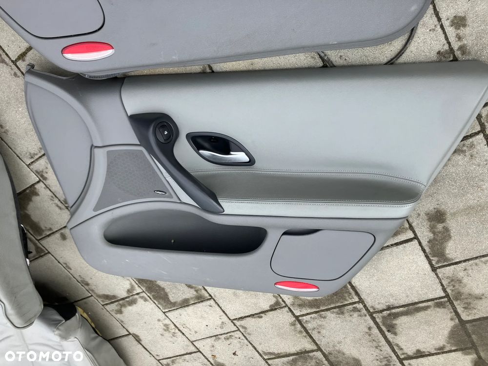 FOTELE SKÓRA REANULT LAGUNA II ELEKTRYKA KANAPA PODGRZEWANE  BOCZKI SZARA SKÓRA ROLETY - 12