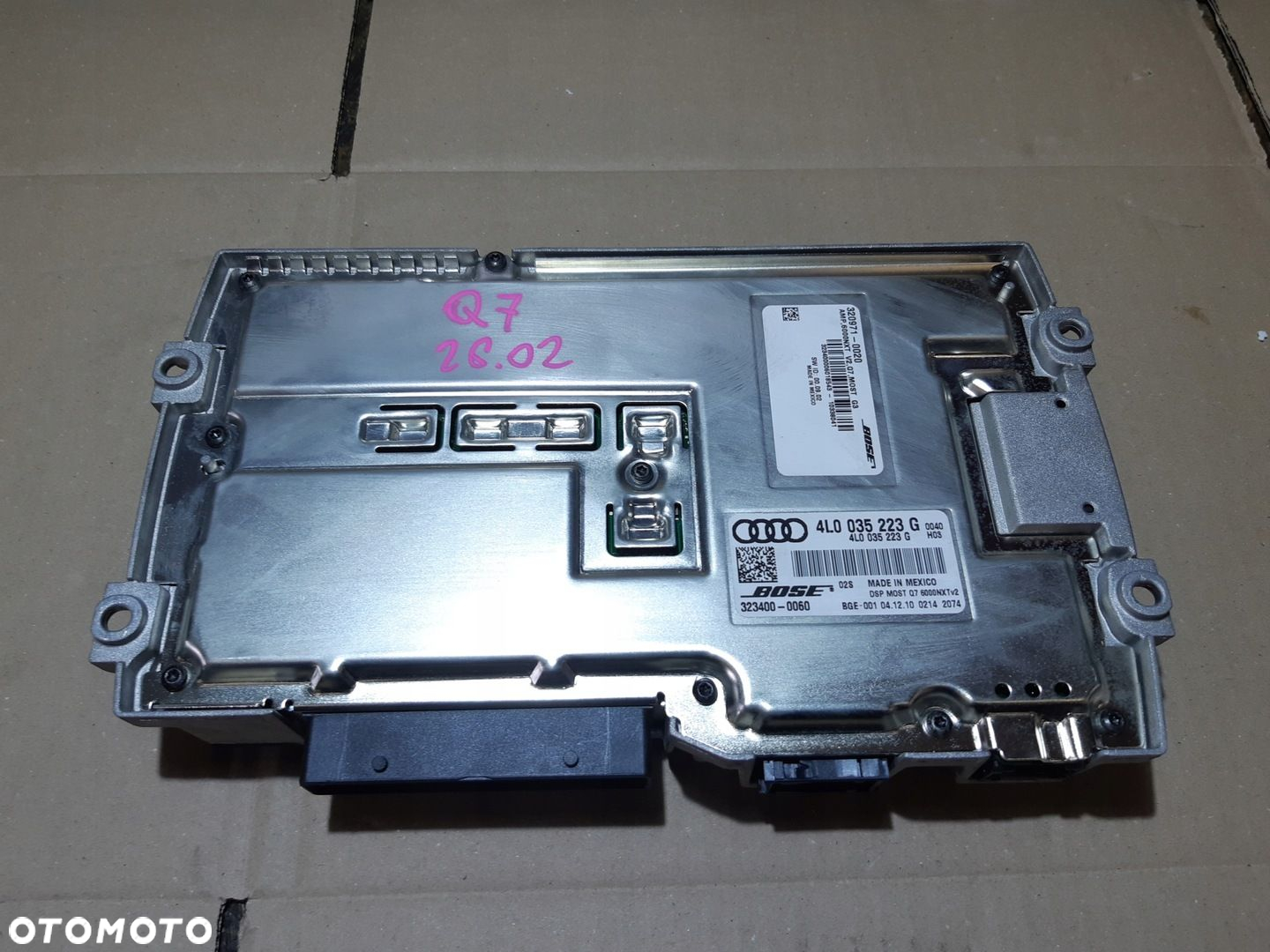 AUDI WZMACNIACZ RADIA Q7 4L A6 BOSE 4L0035223G - 7