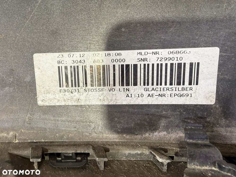 BMW 3 F30 F31 Zderzak Przód Przedni Sportline PDC, Sprysk 13-16 A83 7299010 - 16