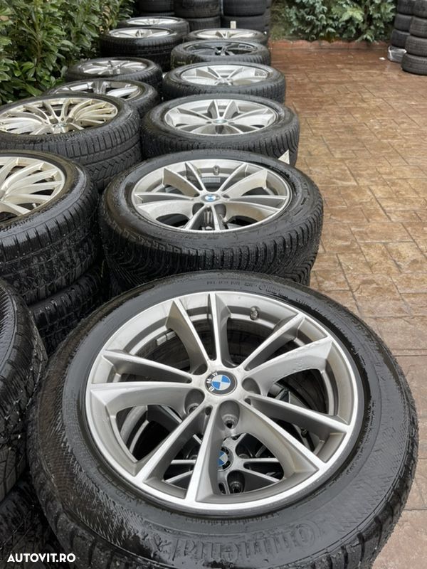 Jante Bmw seria 5 G30 originale, senzori presiune , anvelope iarnă ca noi, 17 inch, Diamond Cut - 1