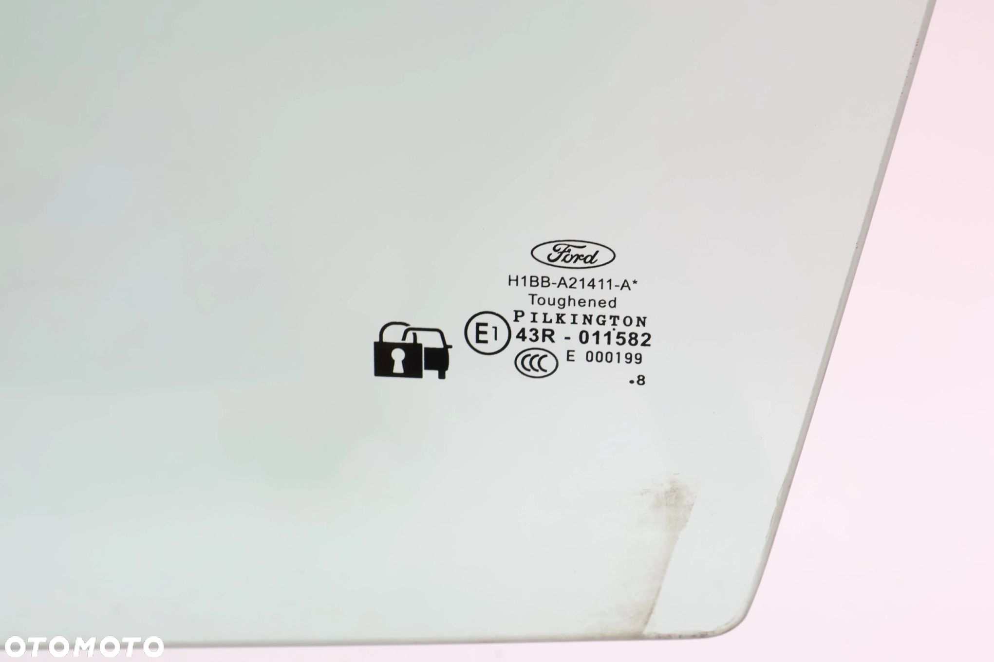 Ford Fiesta MK8 szyba drzwi przód lewa H1BB-A21411-A - 2