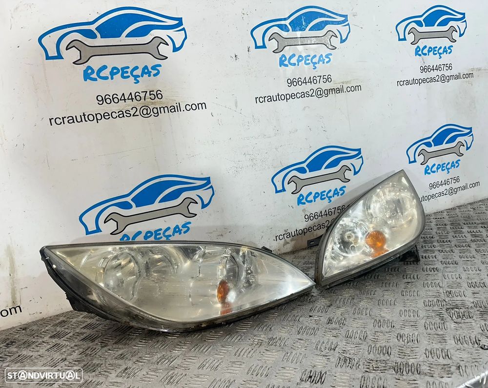 .Conjunto Farol Otica Frente Frontal Direita Esquerda Original Mistubishi Colt 8301A285 mr957356 2003 - 2013 - 2