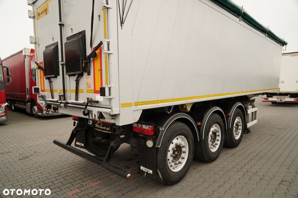 Wielton / WYWROTKA / 41 M3 / ALUMINIOWA / 2x  OŚ PODNOSZONA / OSIE SAF / ALUFELGI - 13