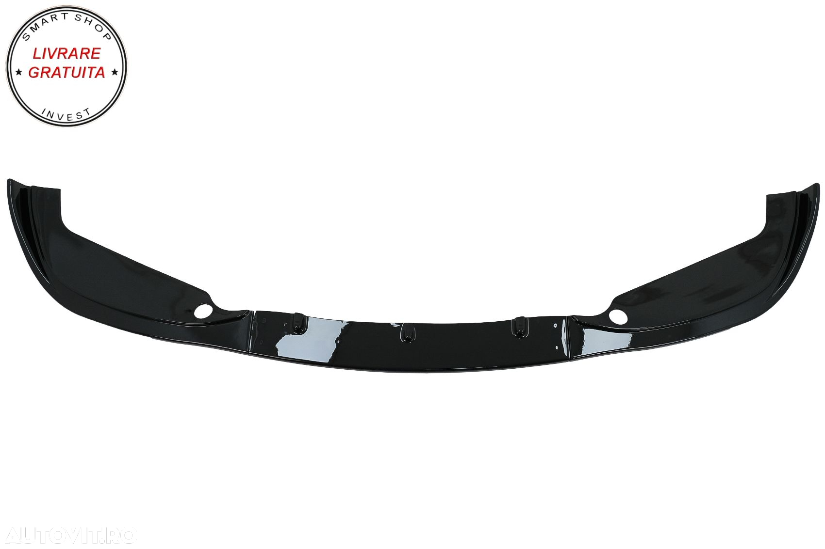 Prelungire Bara Fata BMW 3 Series E46 M3 Sedan Touring (1998-2004) Negru Lucios- livrare gratuita - 3