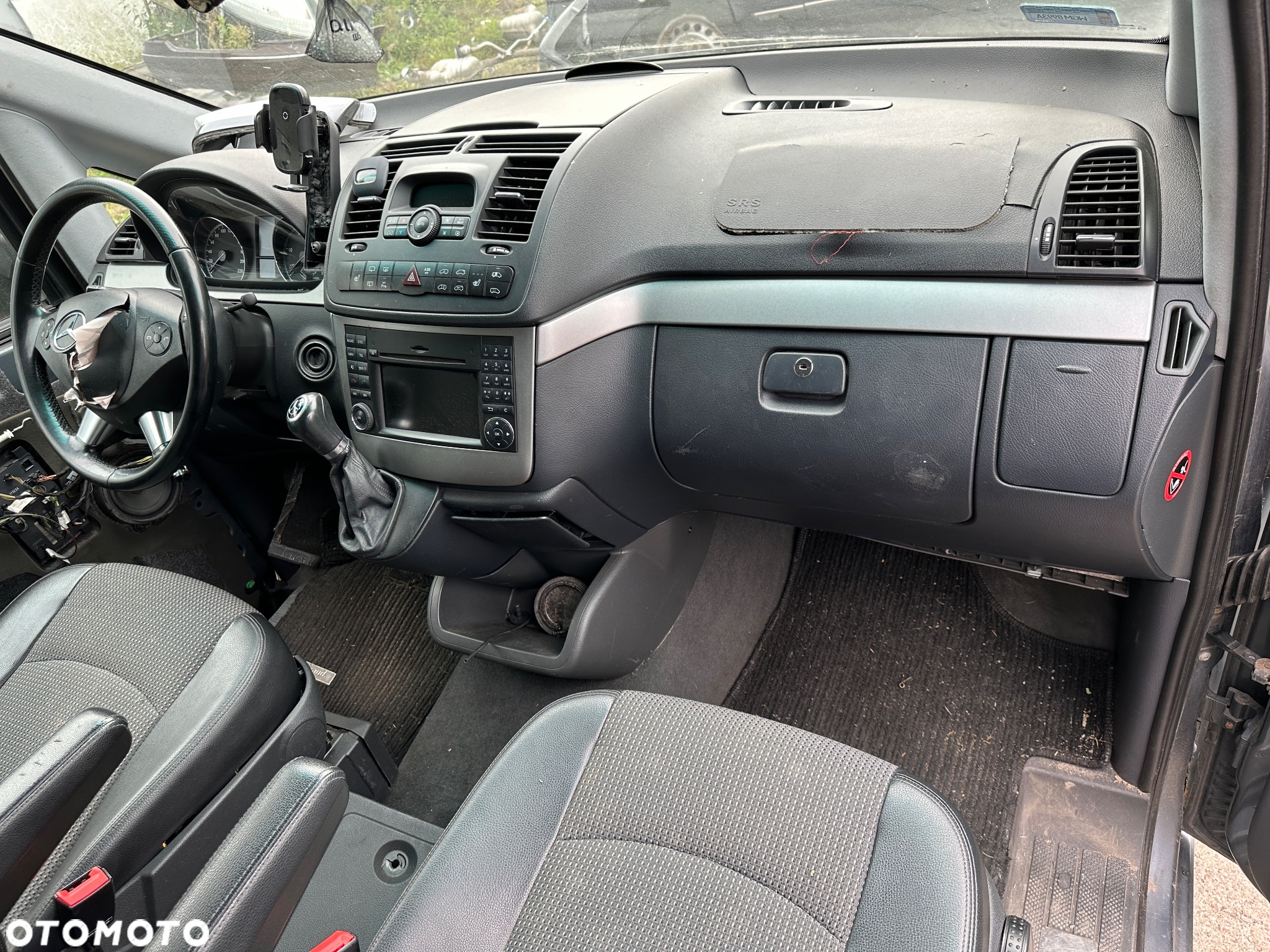 Mercedes VIANO 3.0 cdi 2011r karoseria dokumenty drzwi maska fotel klapa szyba stolik lampa lift relingi skrzynia tapicerka części - 10