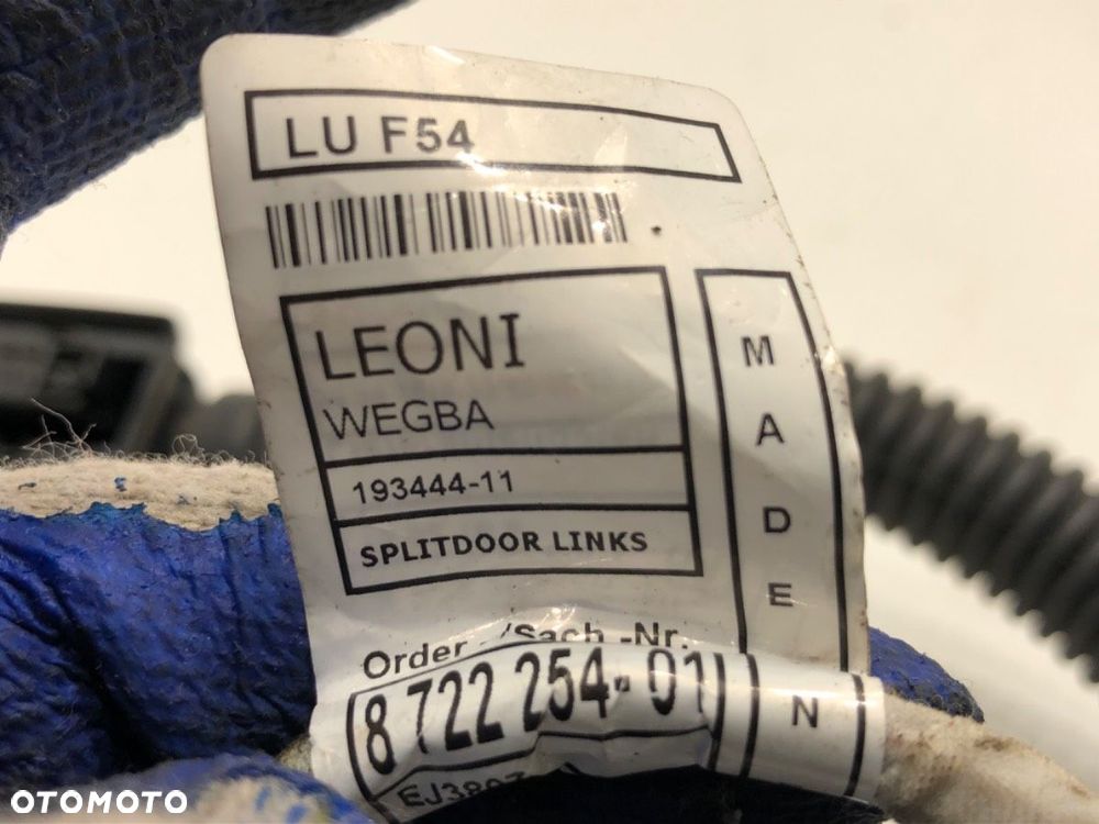 WIĄZKA LEWYCH DRZWI KLAPY BAGAŻNIKA  MINI MINI CLUBMAN (F54) 2014 - 2022 Cooper S ALL4 141 kW [192 - 5