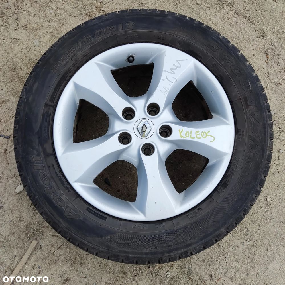 RENAULT KOLEOS FELGI ALUMINIOWE 17 cali 40300-JY02C 17X61/2J ET40 5X115