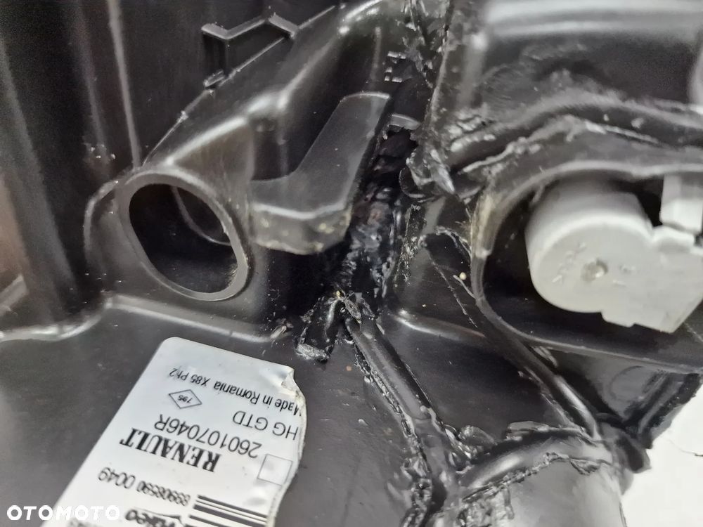 RENAULT CLIO 3 III LIFT 09-12 LEWA LAMPA PRZEDNIA PRZÓD SOCZEWKA , NR 260107046R , NR AUKCJI LA304 - 24