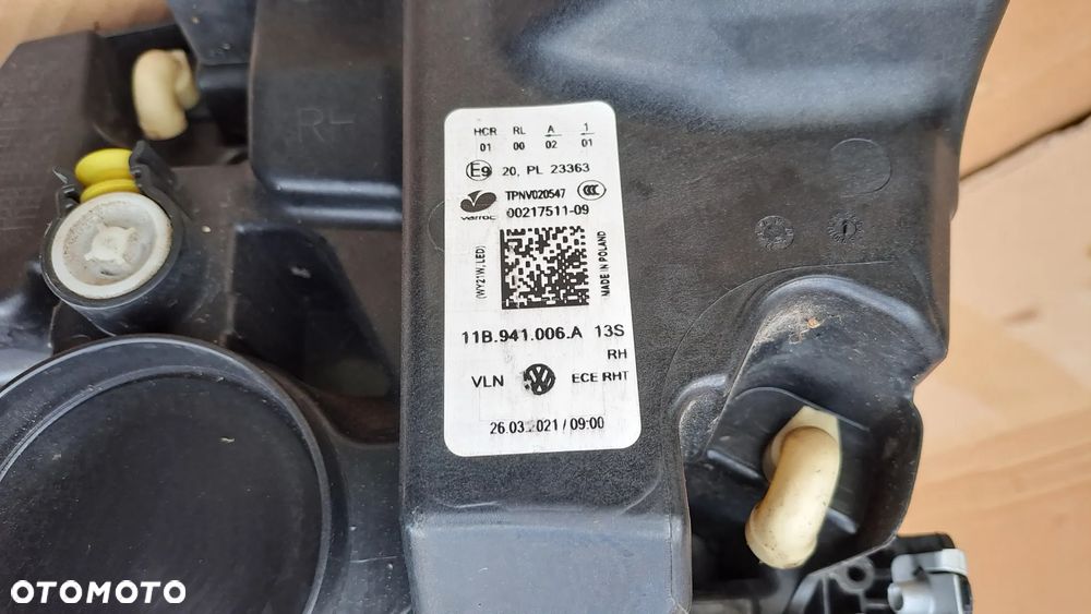VW ID4 ID.4 PRAWA LAMPA FULL LED 11b941006a UŻYWANA UŻYWANA ŁADNA - 6
