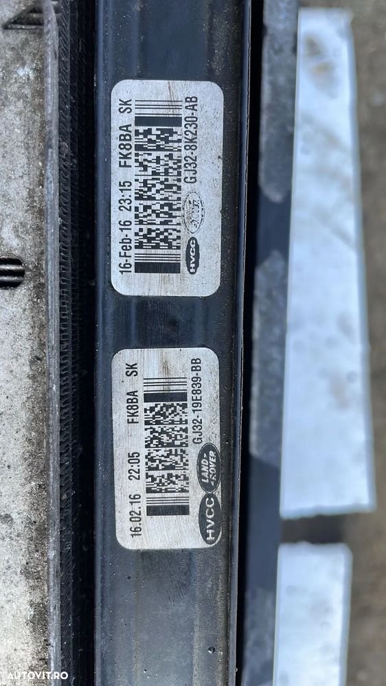 Grup radiatoare apa, ac si electroventilator Range Rover Land Rover Evoque 2.0d GJ32-8C607-AB GJ32-8005-CB GJ3219E839BB - 3