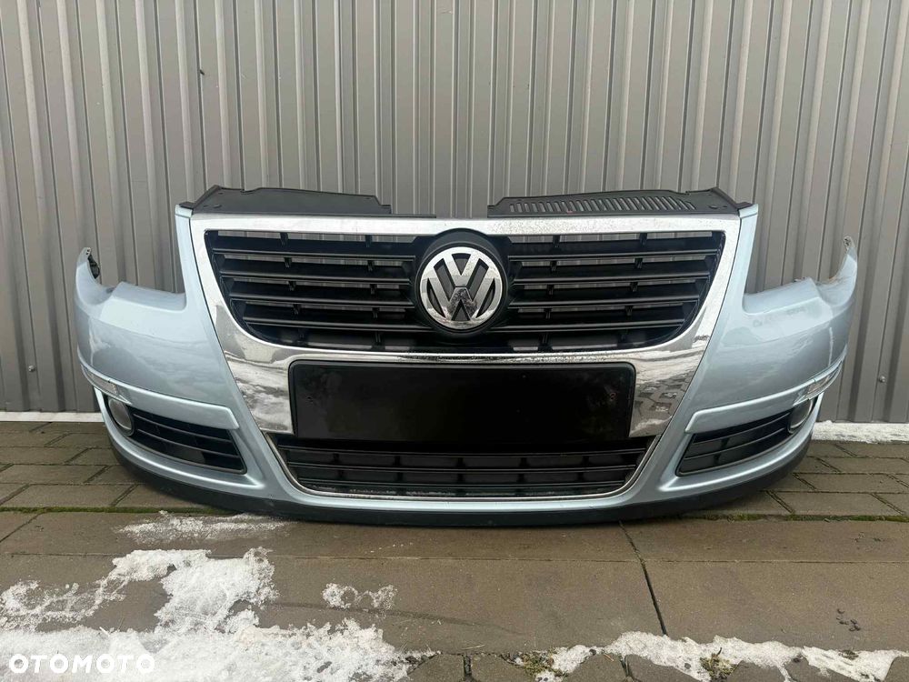 Vw Passat B6 Zderzak Przód Przedni Kompletny LB5M 05-10 - 1