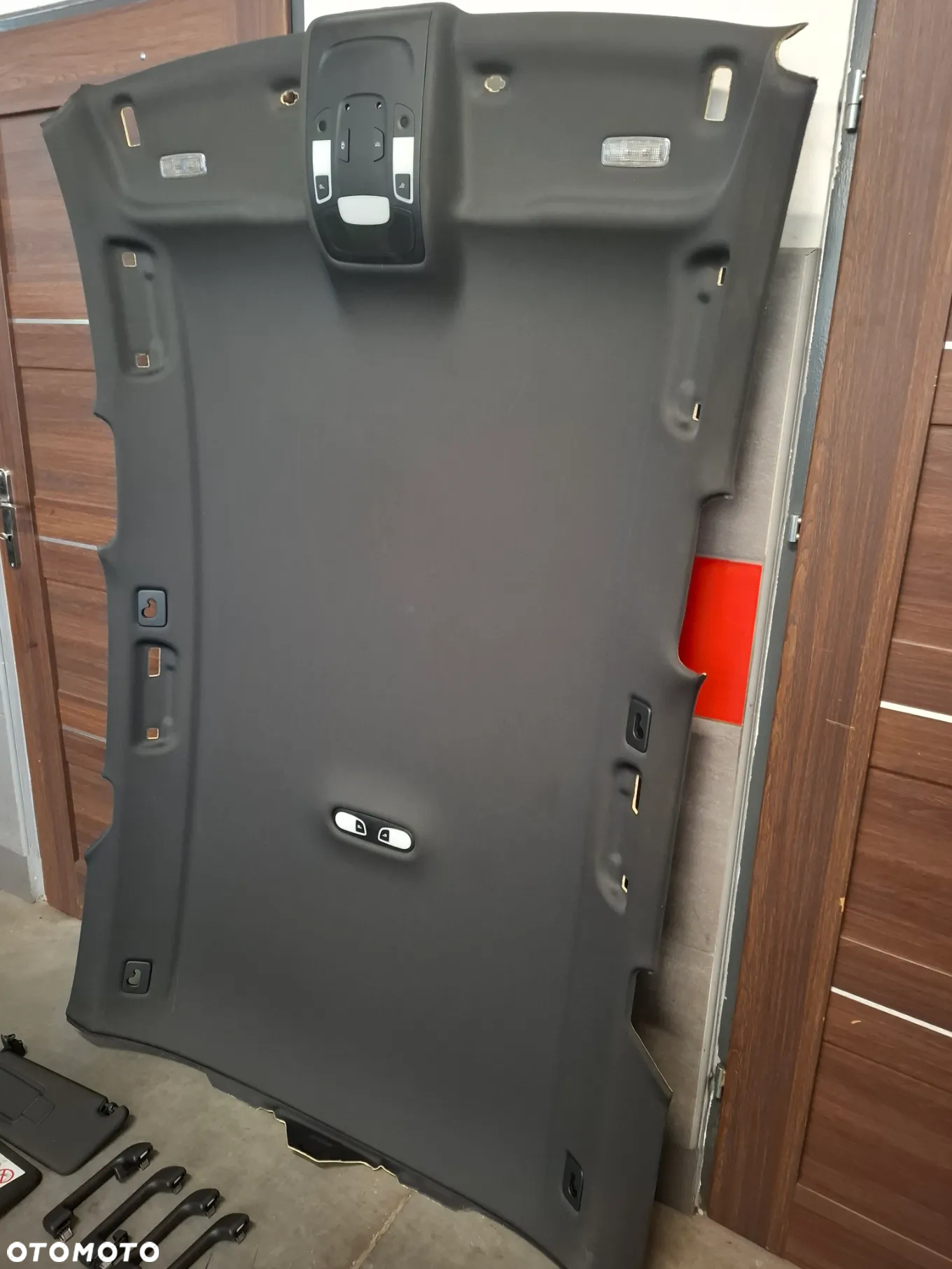 Podsufitka sufit czarna słupki komplet Audi A6 C7 kombii Rok 2015 - 6