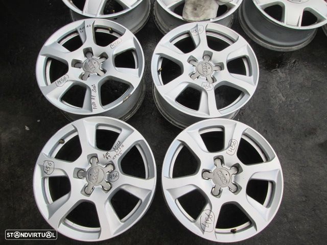 Jogo De Jantes JGJANT456 AUDI A4 B7 AVANT 2009 2.0 TDI 143 0P CINZA ET 45 7,5X16 5X112 - 2