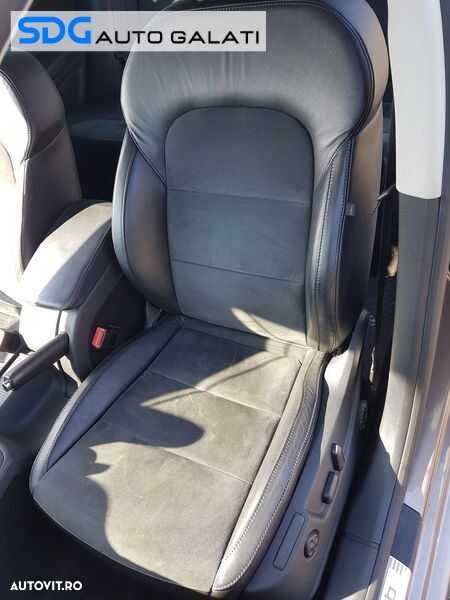 Interior Piele Semipiele Alcantara Electric FARA Incalzire Scaun Scaune Fata Stanga Dreapta si Bancheta cu Spatar Skoda Superb 2 Break Combi 2008 - 2015 - 1