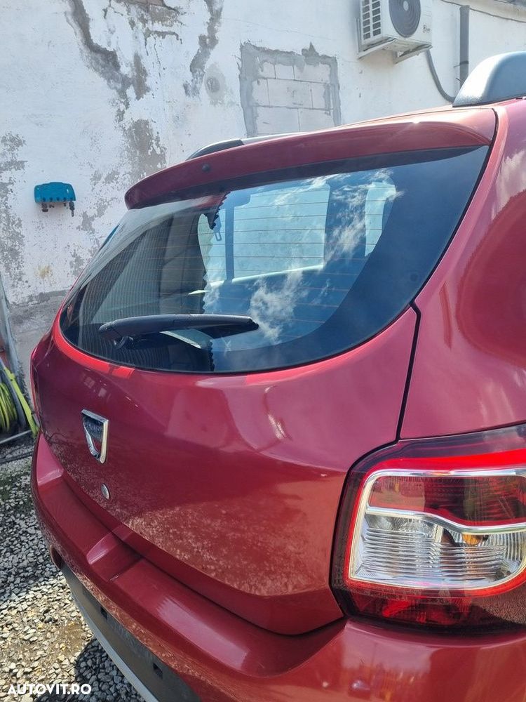 Haion Cu Luneta Dacia Sandero 2 Stepway 2012 - 2016 SUV 4 Usi Rouge de Feu TEB76 (1514) - 2