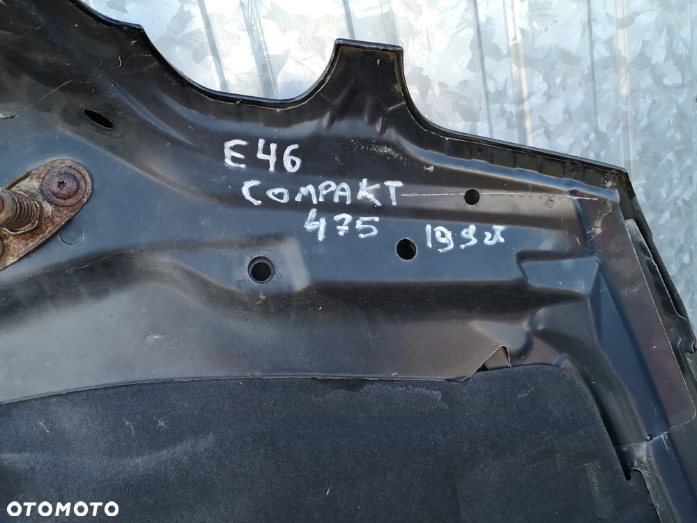 MASKA POKRYWA SILNIKA BMW 3 E46 COMPACT 475 BLACKSAPPHIRE METALIC - 9