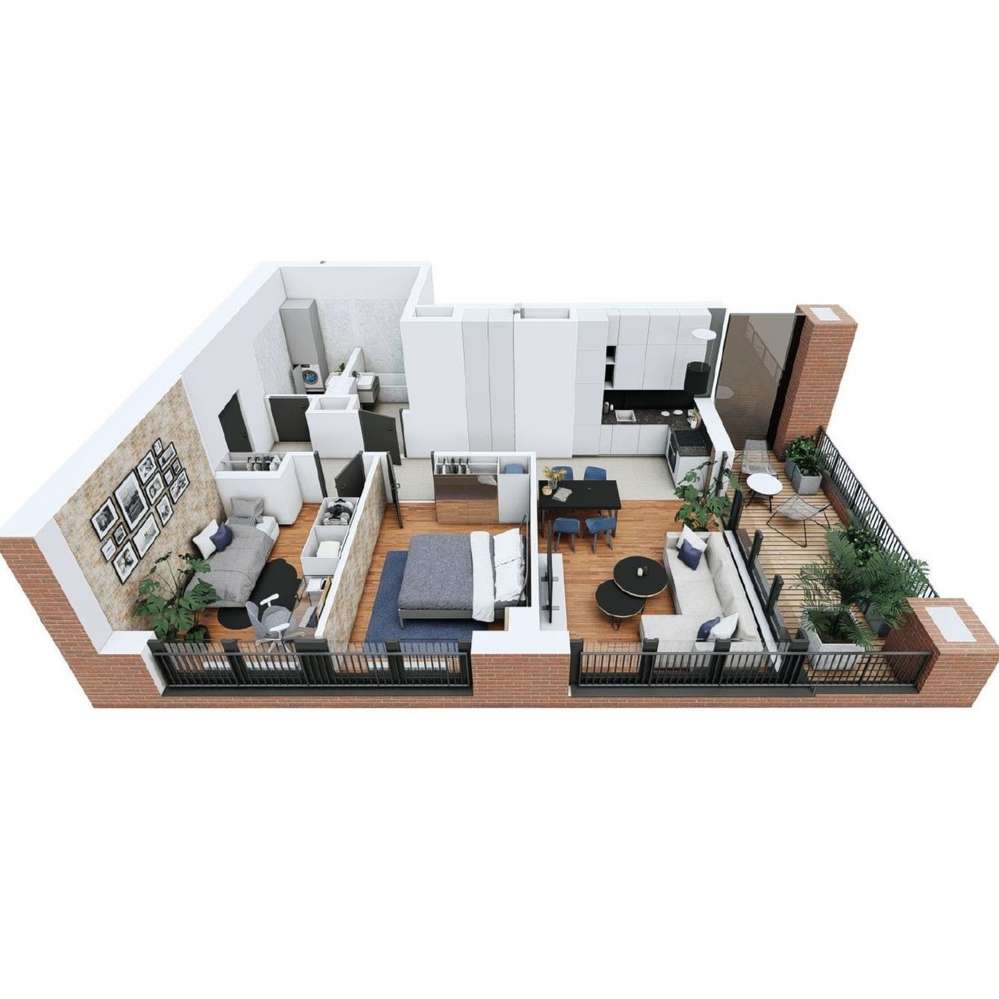 Mieszkanie 3-pokojowe 64,01 m2 Nowoczesny Apartamentowiec Częstochowa