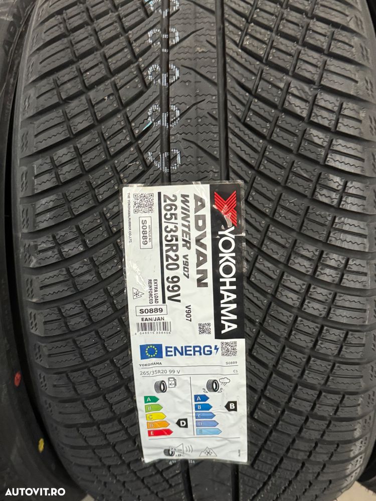 Vând 4 anvelope 265/35/20 Yokohama de iarnă noi - 3