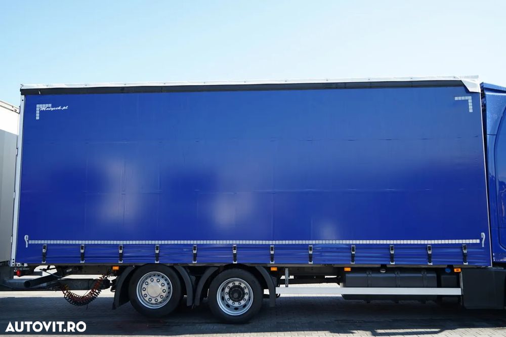 Scania S 450 / COMBINAȚIE TANDEM / CORTINĂ / 120 M3 / DRIVE-THROUGH / ACOPERIȘ RIDICABIL / PUNȚĂ RIDICABILĂ / - 12