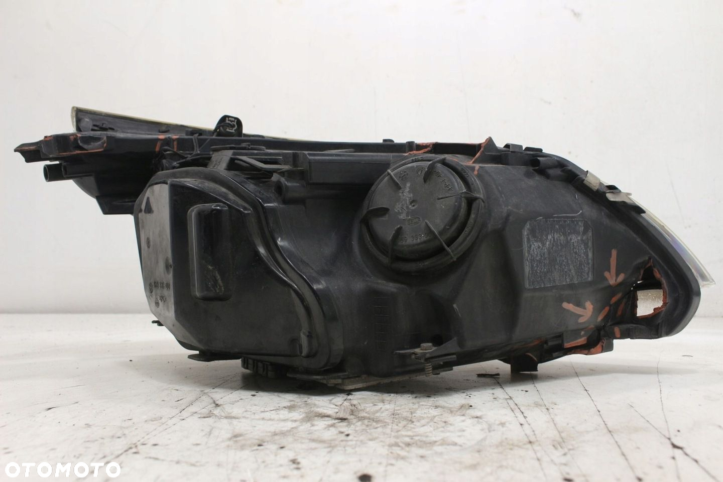 BMW E60 E61 LAMPA LEWY PRZÓD XENON EUROPA USZKODZONA - 7