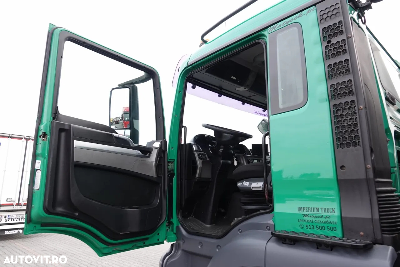 MAN TGS 26.400 / 6X4 / BASCULANTE + HDS PALFINGER PK 16502 / HYDROBURTA / BORDMATIC / IMPORTAT - 23