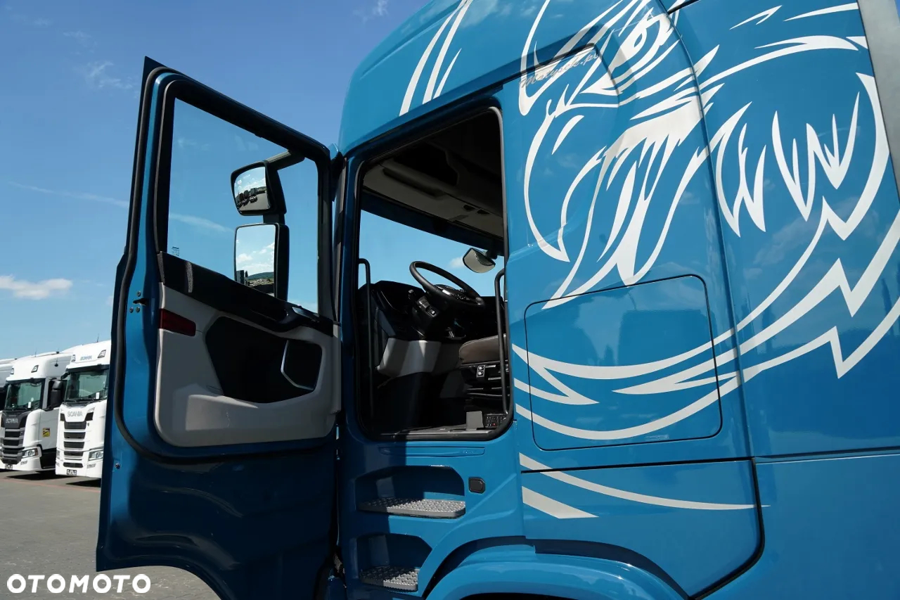Scania S 500 / RETARDER / KLIMA POSTOJOWA / CAŁA NA PODUSZKACH  / OPONY 100% / ALUFELGI / BOGATE WYPOSAŻENIE / SPROWADZONA / PO KONTRAKCIE SERWISOWYM - 22