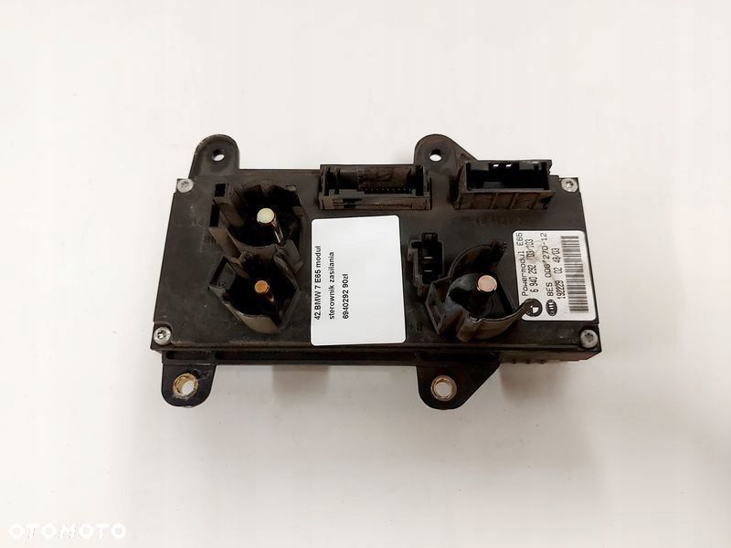 bmw 7 e65 moduł sterownik zasilania 6940292 - 3