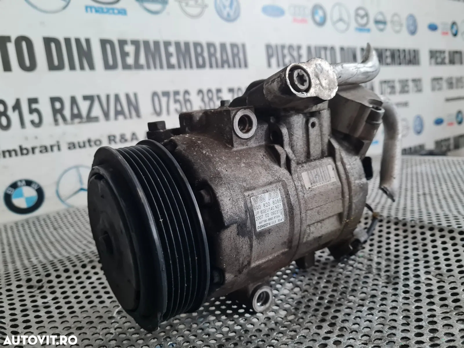 Compresor Clima AC Aer Conditionat Vw Polo 6R Skoda Fabia 2 Praktik Roomster Seat Ibiza Dupa 2008 C - 5