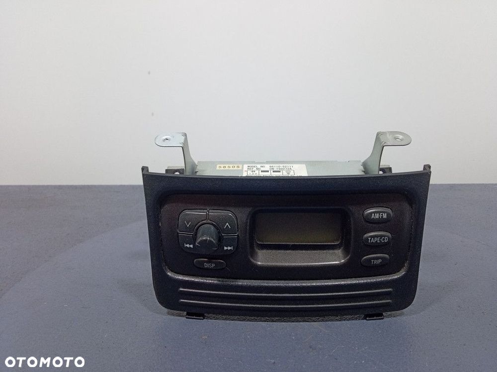TOYOTA YARIS VERSO WYŚWIETLACZ RADIO 86110-52111 - 1