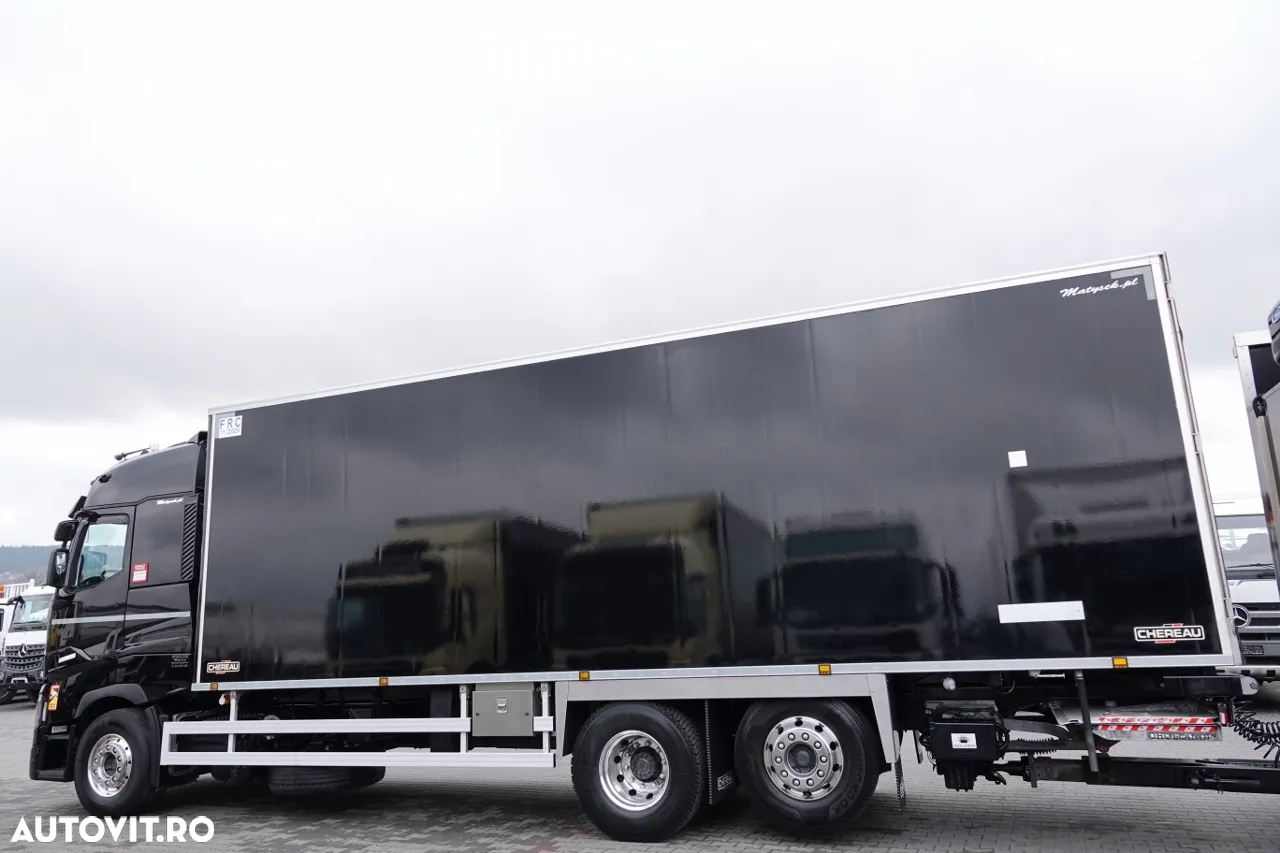 Renault T 480 / 6X2 / SET TANDEM - FRIGORIFER / TRANSPORT SUPRA 1150 MT / LIFTARE / + REMORCA CHERAU / ANVELOPE 100% / ALIEIE / SAF / DUPA CONTRACTUL DE SERVICE GOLDEN - 7