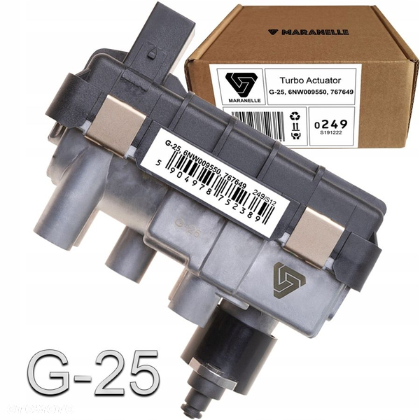 Nastawnik sterownik G-25, 6NW009550, 767649 turbiny Range Rover IV - 3.0 SDV6