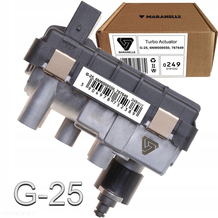 Nastawnik sterownik G-25, 6NW009550, 767649 turbiny Range Rover IV - 3.0 SDV6 - 1