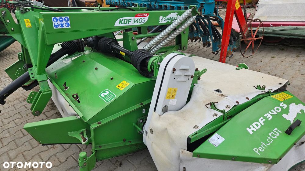 SaMasz KDD 861 S+T Kosiarka Dyskowa Motyl z taśmami  w Zestawie z Czołową kosiarką KDF 340 S - 20
