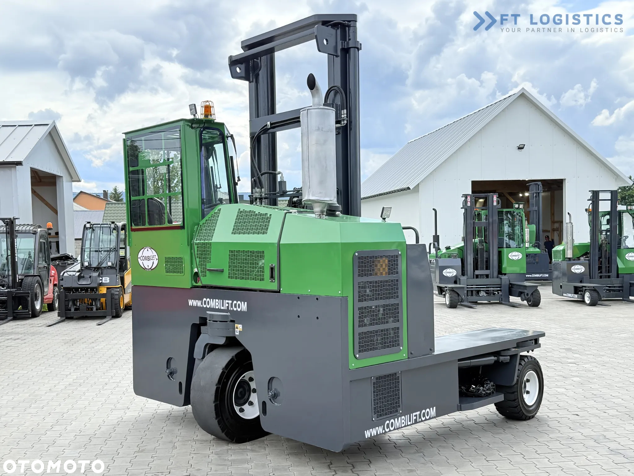 Combilift C8000 / GAS / DUPLEX - 4700MM / POZYCJONER / WOLNY SKOK / PEŁNA OGRZEWANA KABINA / JEDYNIE 5141H / STAN - JAK NOWY! - 7