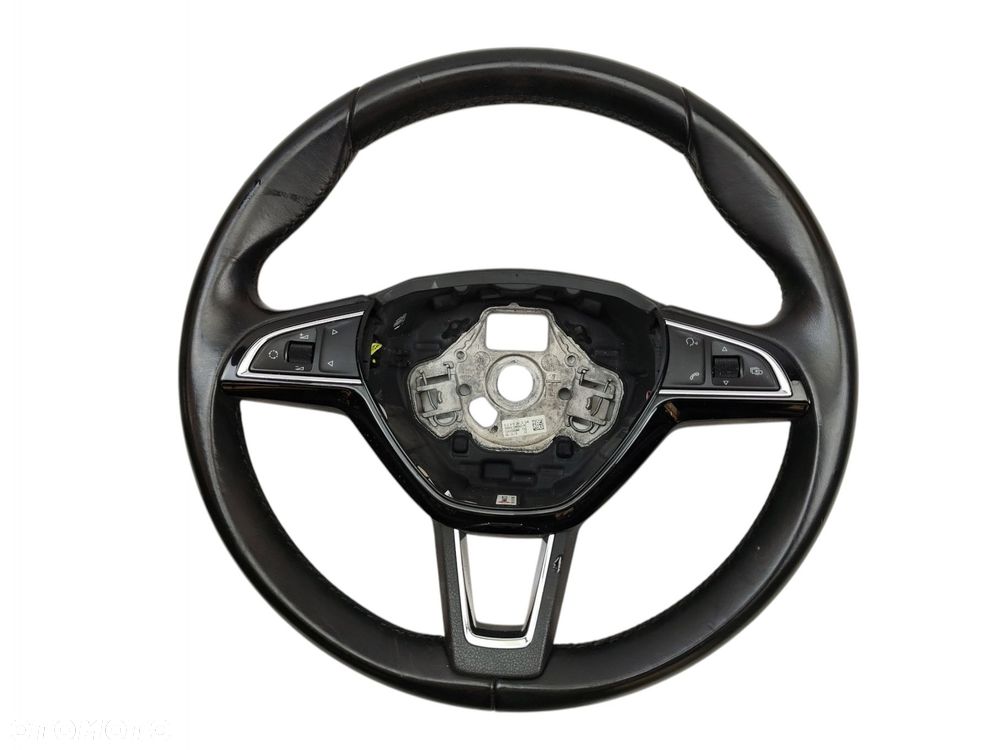 KIEROWNICA SKÓRA MULTIFUNKCJA SKODA RAPID YETI 5L0419091G - 1