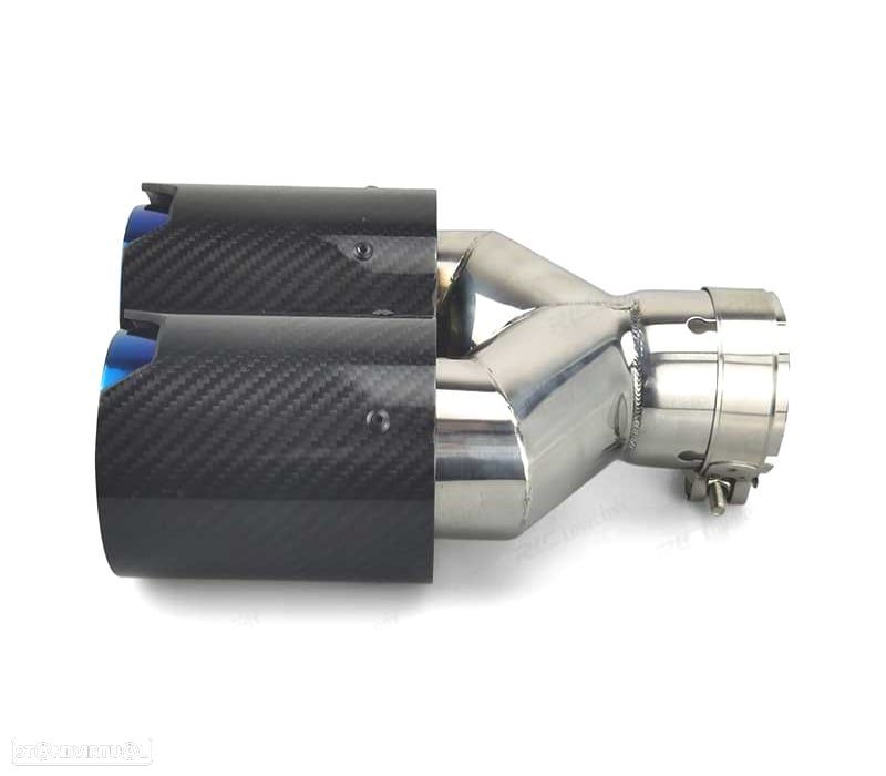 PONTEIRA DE ESCAPE ESQUERDA BMW LOOK M PERFORMANCE - 4