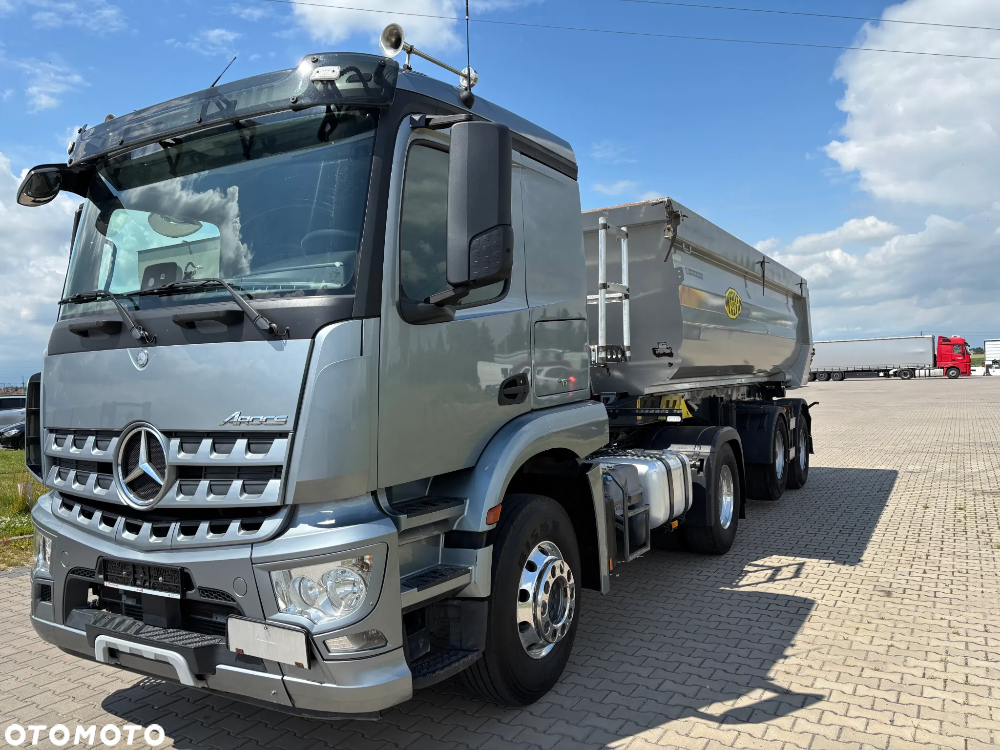 Meiller KISA 2 wywrotka stalowa 24m3 , (schwarzmuller, carnehl, schmitz) dwie osie , szeroki rozstaw , nacisk na oś 11000 kg. - 2