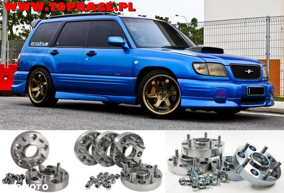DYSTANSE ADAPTERY DO KÓŁ Subaru Forester Impreza Outback Legacy 5x100 5x114,3 NOWE! FVAT! - 1
