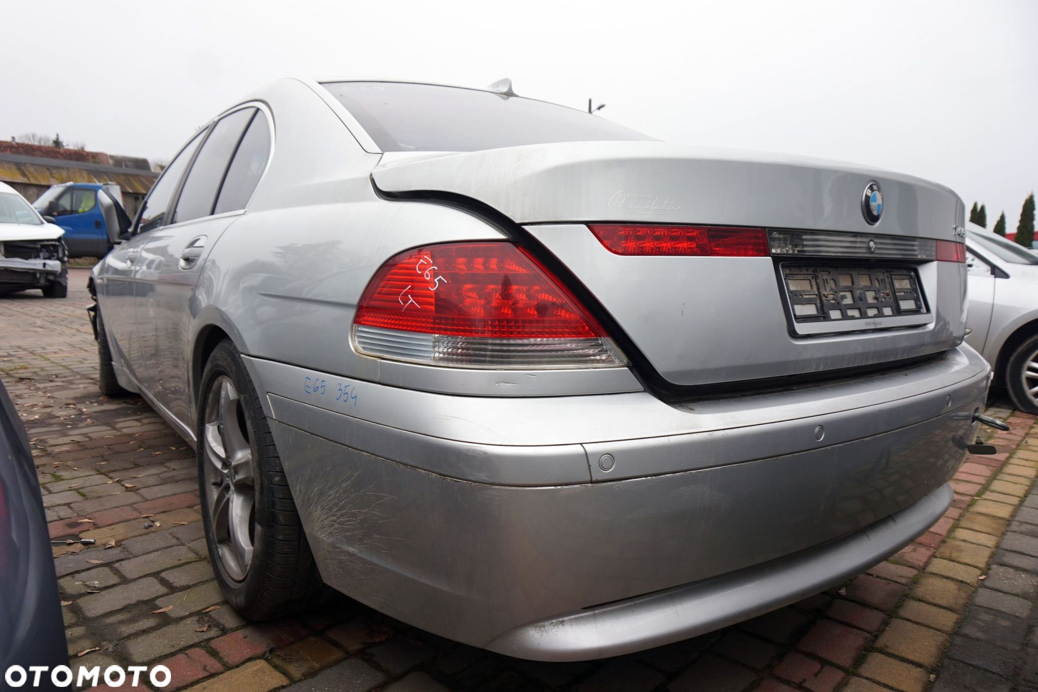 BMW 7 IV E65 2002 354 4.4 V8 N62B44A 333KM GA6HP26Z SREBRNY TITANSILBER na części - 3