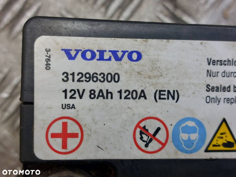 AKUMULATOR DODATKOWY START STOP VOLVO XC60 I LIFT 2.0 D3 31296300 - 2