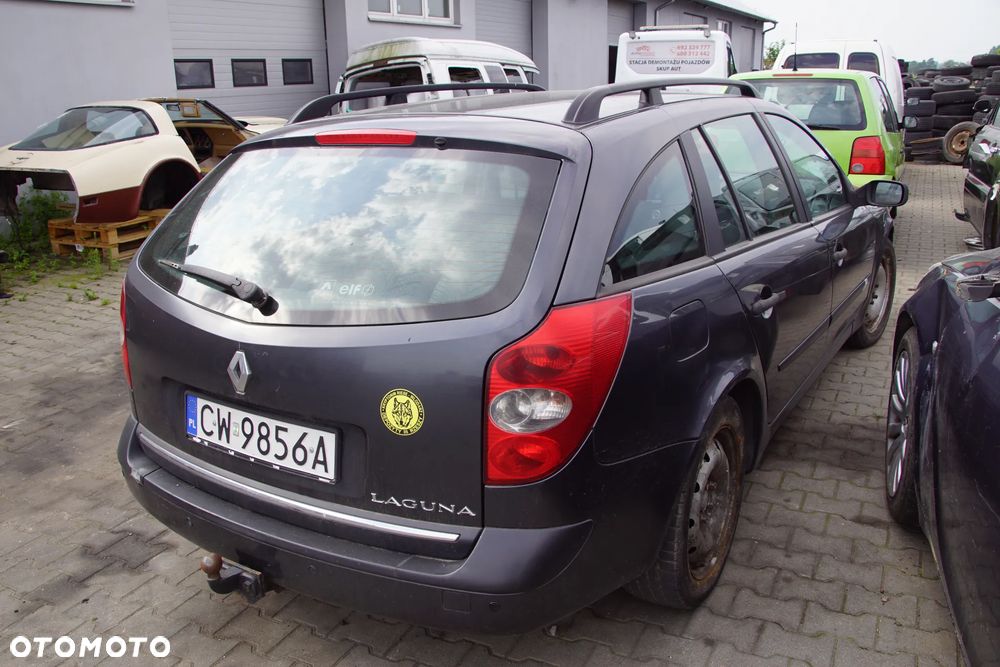 Auto na części - Renault Laguna II Lift 1.9 DCI 110 KM F9Q674 PK6068 TEB66 2005R Silnik Skrzynia Drzwi Maska Błotnik Zderzak Klapa Lampa Lusterko Klamka Szyba Deska Kokpit Sterownik Moduł Czujnik Licznik Wyświetlacz Panel Kierownica - 6
