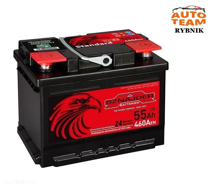 Akumulator Sznajder Standard 12V 55AH 460A - 1