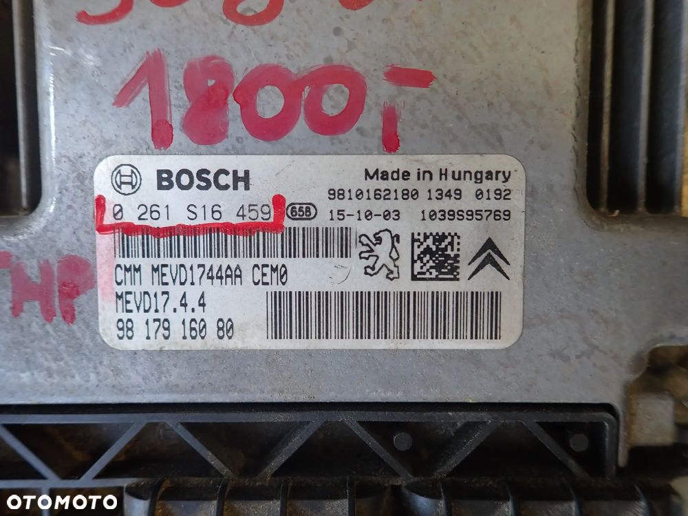 PEUGEOT 308 T9 GTI 0261S16459 STEROWNIK SILNIKA KOMPUTER - 2