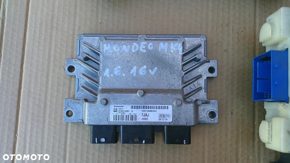 FORD MONDEO MK4 1.6 16V IMMO ZESTAW STARTOWY 7G91-12A650-AHJ - 5